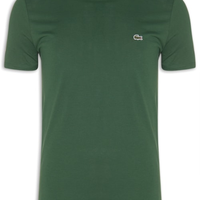 Camiseta Masculina Regular Fit Gola Redonda Em Algodão Pima - Verde