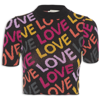 Blusa Jacquard Love - Preto