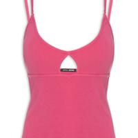 Regata Feminina Rib Abertura Decote - Rosa
