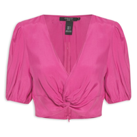 Blusa Cropped - Rosa