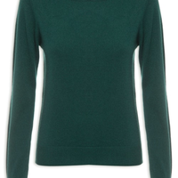 Suéter Feminino Puro Cashmere - Verde