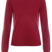 Suéter Feminino Puro Cashmere - Vinho