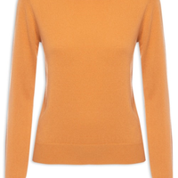 Suéter Feminino Puro Cashmere - Laranja