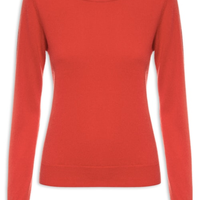 Suéter Feminino Puro Cashmere - Vermelho
