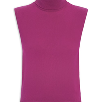 Blusa Feminina Gola Alta Puro Cashmere - Roxo