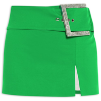 Saia Feminina Curta Maxi Fivela - Verde
