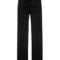 Calça Feminina Tricot Lurex - Preto