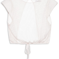 Blusa Cropped Feminina Assimétrica - Rosa