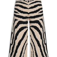 Calça Feminina Tricot Jacquard Tanzania - Animal Print
