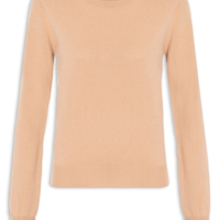 Suéter Feminino Puro Cashmere - Marrom