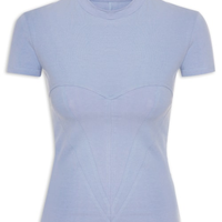 Camiseta Feminina Corset - Lilás