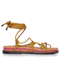 Sandália Feminina Flat Sunset - Marrom