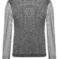 Blusa Feminina Lurex Highline - Preto