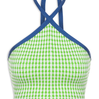 Blusa Feminina Cropped Tricot - Verde