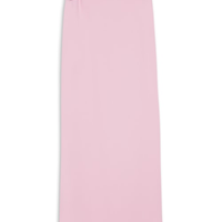 Saia Midi Crepe Recorte - Rosa