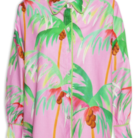Camisa Feminina Coqueiral - Rosa