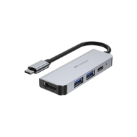 Hub C3Tech USB-C HU-D50GY 4 Portas USB 3.0 HDMI