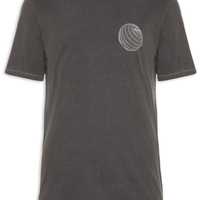 Camiseta Masculina Rx Globe - Cinza