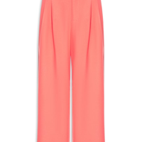 Calça Feminina Pantalona Pregas - Rosa