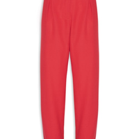 Calça Feminina Tec Det Punho Elástico - Vermelho