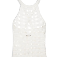Regata Feminina Frente Única Tricot Básico - Off White