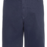 Bermuda Masculina Color Chino Curta Sarja Reat - Azul