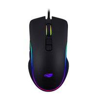 Mouse Gamer C3Tech Havoc 7 Botões C/ Fio 4800 DPI RGB Preto - MG-300BK