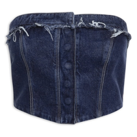 Top Feminino Jeans Azul