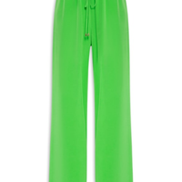 Calça Feminina Pijama Com Elástico No Cós - Verde