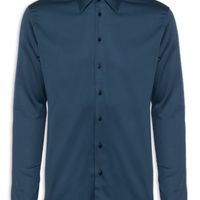 Camisa Masculina Manga Longa Austin - Azul