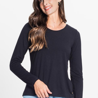 Blusa Feminina Manga Longa - Preto