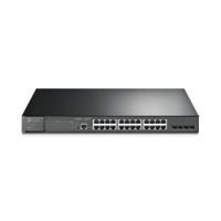 Switch Gerenciável TP-Link L2+ 28 Portas 24 Portas PoE+ JetStream - TL-SG3428MP