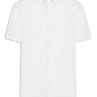 Camisa Masculina Manga Curta Búzios New - Branco