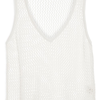 Regata Feminina Tricot - Off White