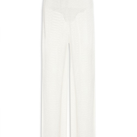 Calça Feminina Tricot Mesh - Off White