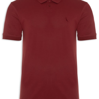 Polo Masculina Pima Piquet - Vermelho