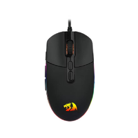 Mouse Gamer Redragon Invader M719 7 Botões USB 10000DPI RGB Preto