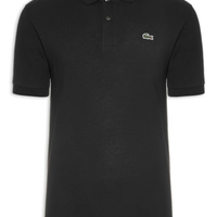 Polo Masculina Original Classic L.12.12 Em Piquet De Algodão - Preto