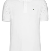 Polo Masculina Classic Fit L.12.12 Em Piquet De Algodão - Branco