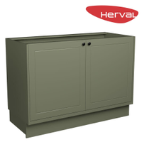 Balcão de Cozinha 2 Portas Herval Liz, Verde 120 cm