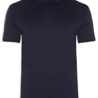 Polo Masculina Lisa - Azul