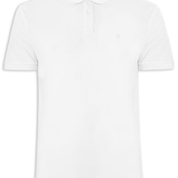 Polo Masculina Piquet Básica Rio - Branco