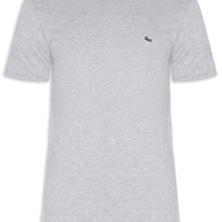 Camiseta Masculina Regular Fit Em Algodão Pima - Cinza