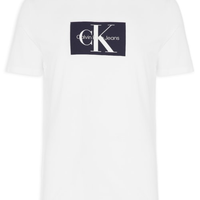 Camiseta Masculina Manga Curta Re Issue Retângulo - Branco