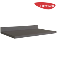 Tampo para Balcão MDF Herval Uno, Grafite 80 cm
