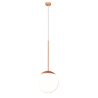 Luminária Pendente Metaldomado Sole M 3W, Dourado