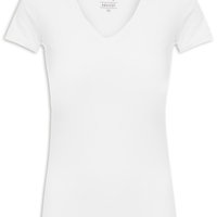 Blusa Feminina Manga Curta - Branco