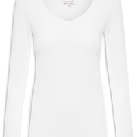 Blusa Feminina De Manga Longa - Branco