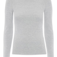 Blusa Feminina Manga Longa - Cinza