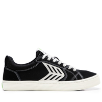 Tênis Unissex Catiba Pro Skate Suede and Canvas Contrast Thread Ivory - Preto
